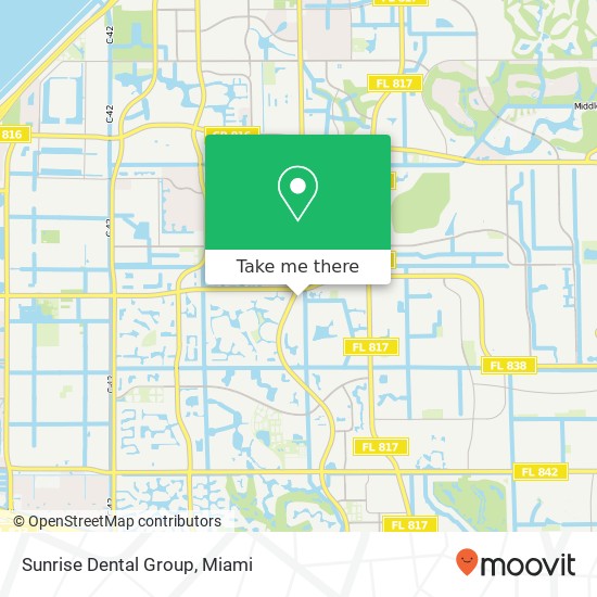 Mapa de Sunrise Dental Group