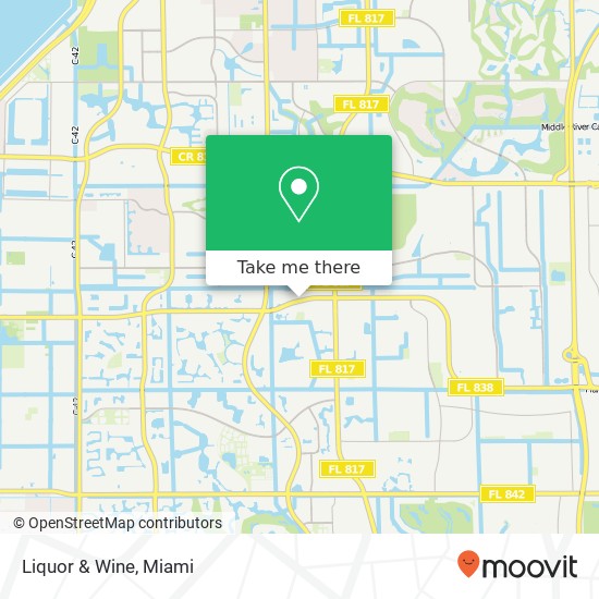 Liquor & Wine map