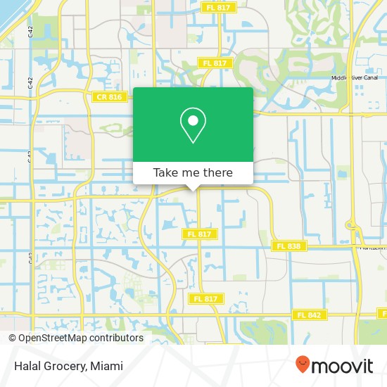 Mapa de Halal Grocery