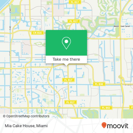 Mapa de Mia Cake House
