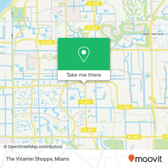 The Vitamin Shoppe map