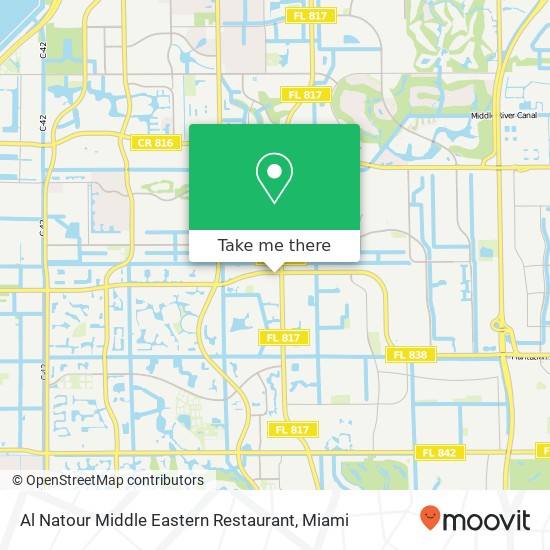 Mapa de Al Natour Middle Eastern Restaurant