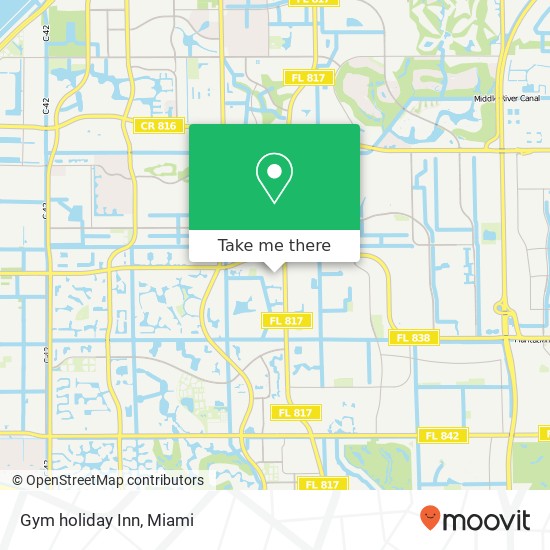 Gym holiday Inn map