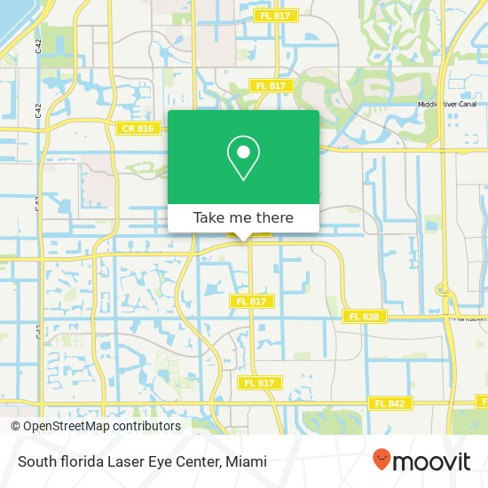 South florida Laser Eye Center map