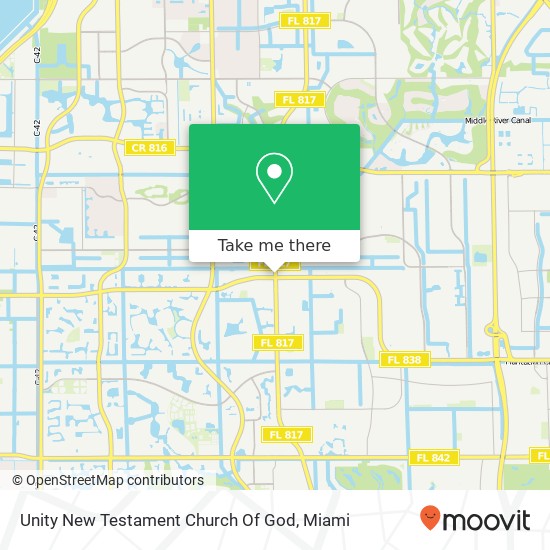 Mapa de Unity New Testament Church Of God