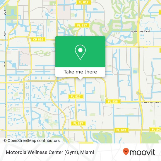 Mapa de Motorola Wellness Center (Gym)