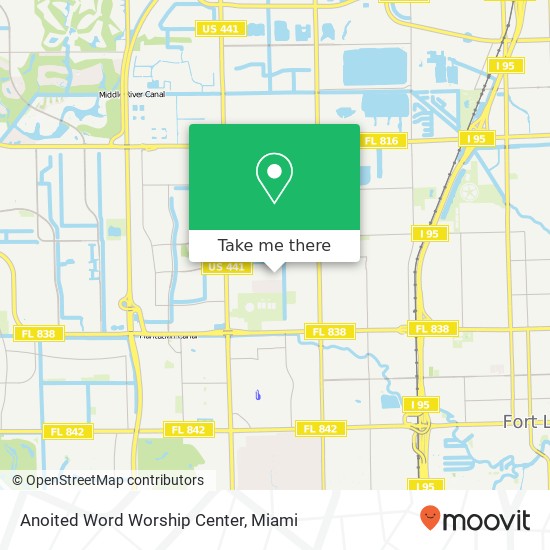 Anoited Word Worship Center map