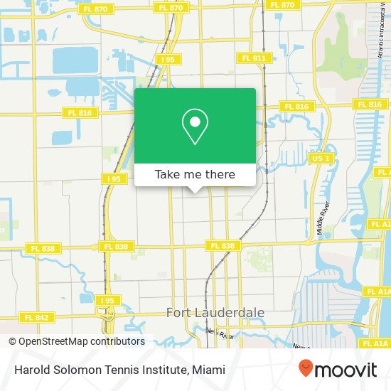 Harold Solomon Tennis Institute map