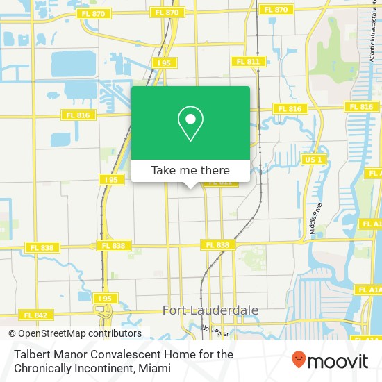 Talbert Manor Convalescent Home for the Chronically Incontinent map