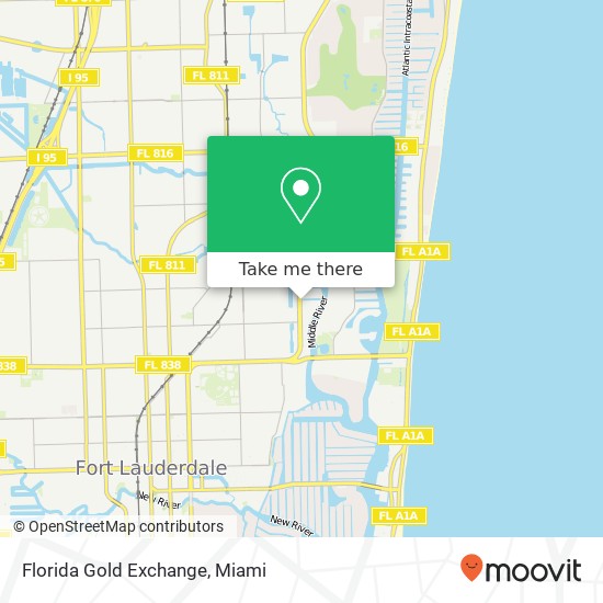 Florida Gold Exchange map