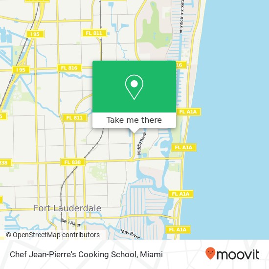 Mapa de Chef Jean-Pierre's Cooking School