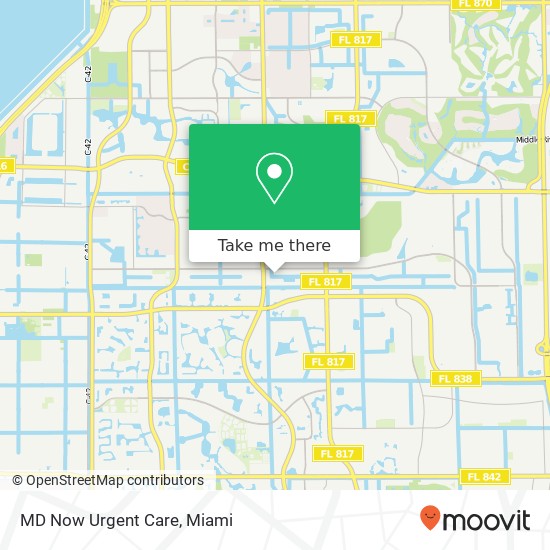 MD Now Urgent Care map