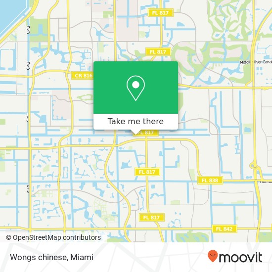 Wongs chinese map