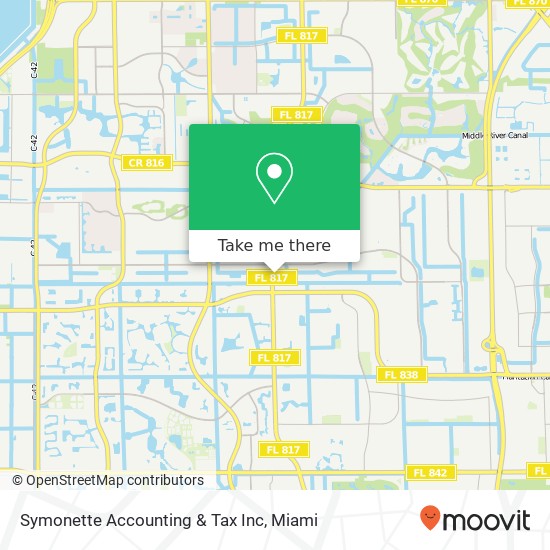 Symonette Accounting & Tax Inc map