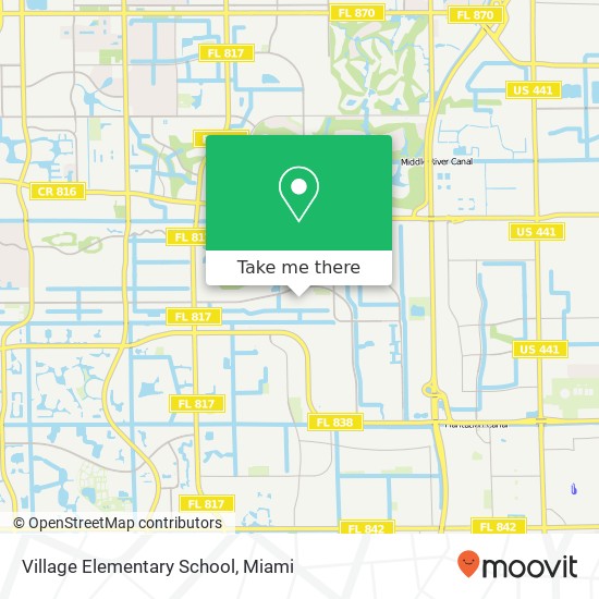 Village Elementary School map