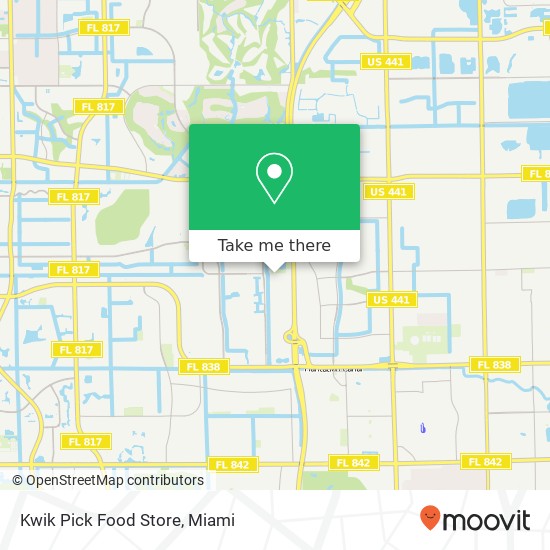 Kwik Pick Food Store map