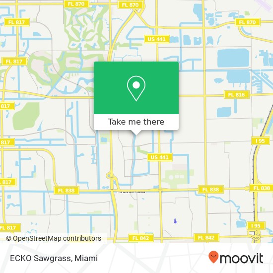 ECKO Sawgrass map