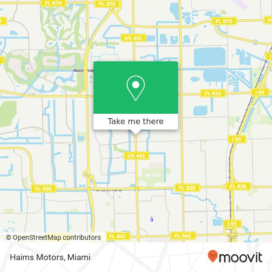 Mapa de Haims Motors