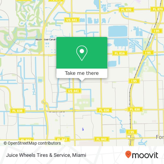 Juice Wheels Tires & Service map