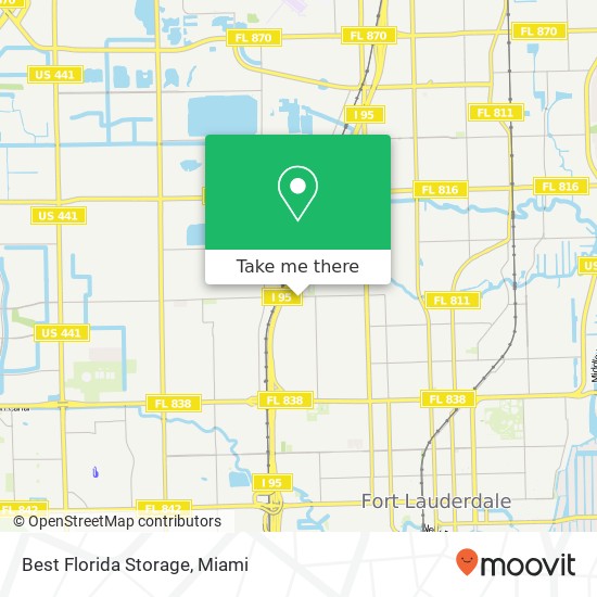 Mapa de Best Florida Storage