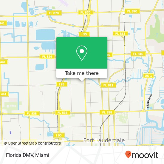 Mapa de Florida DMV