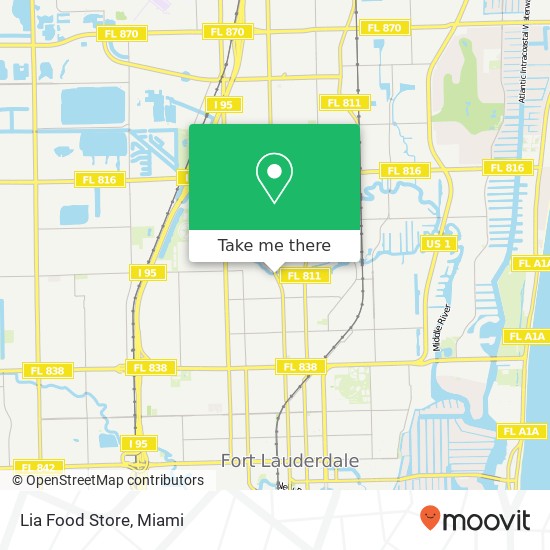 Lia Food Store map