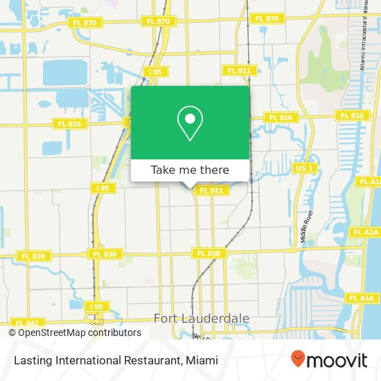 Lasting International Restaurant map