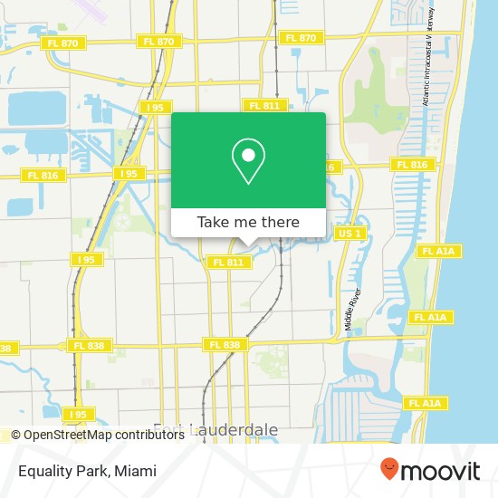 Mapa de Equality Park