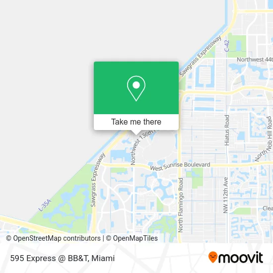 595 Express @ BB&T map