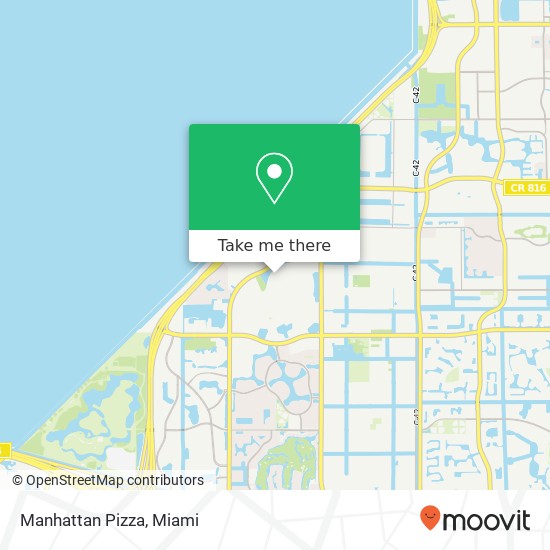 Manhattan Pizza map