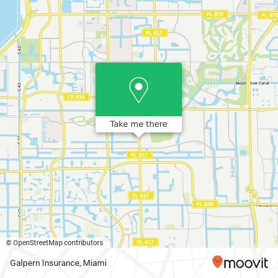 Mapa de Galpern Insurance