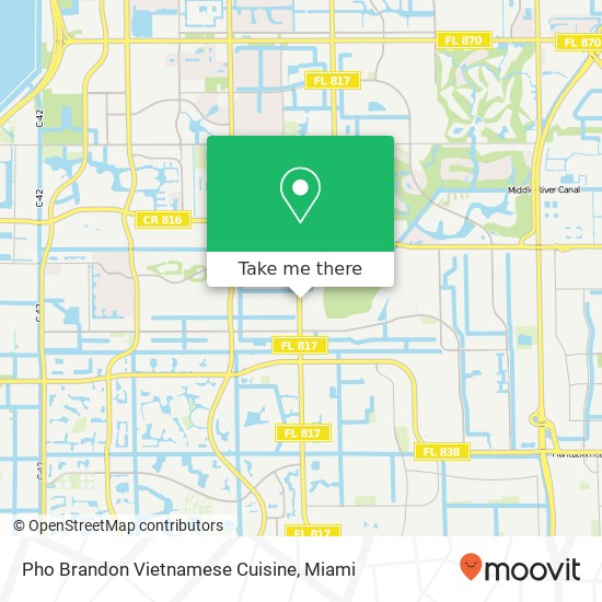 Pho Brandon Vietnamese Cuisine map