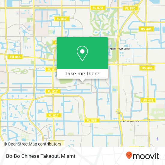 Bo-Bo Chinese Takeout map