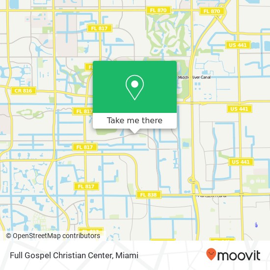 Full Gospel Christian Center map