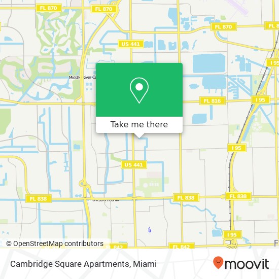 Cambridge Square Apartments map