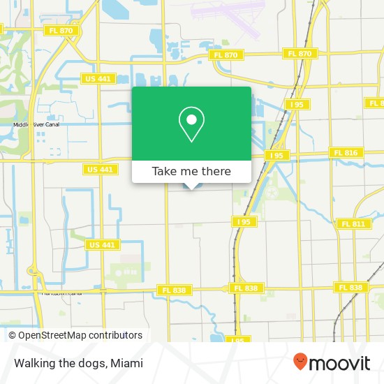 Walking the dogs map