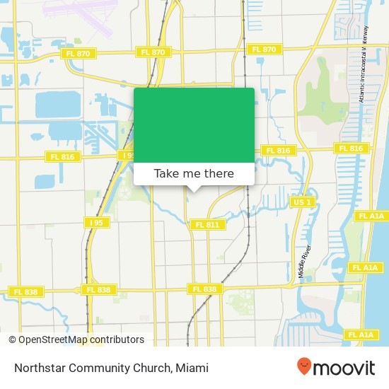 Northstar Community Church map