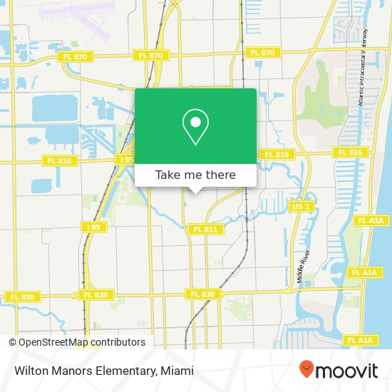 Mapa de Wilton Manors Elementary