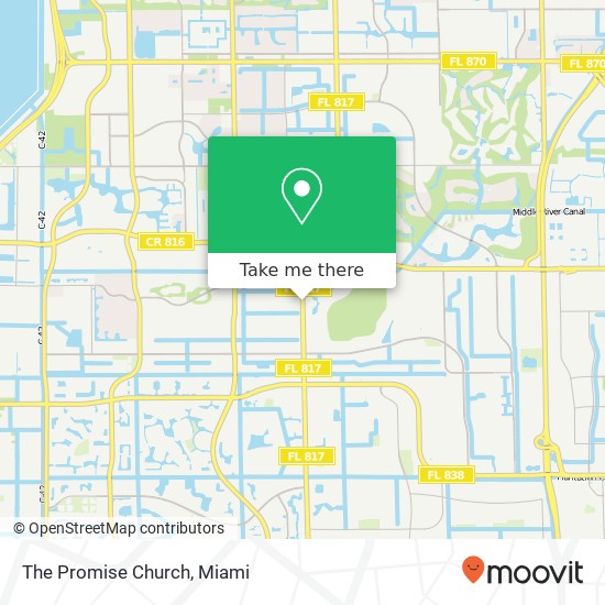 The Promise Church map