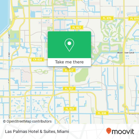 Las Palmas Hotel & Suites map
