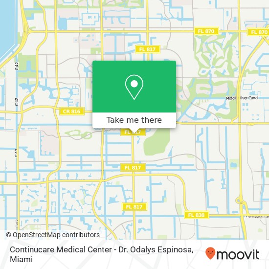 Continucare Medical Center - Dr. Odalys Espinosa map
