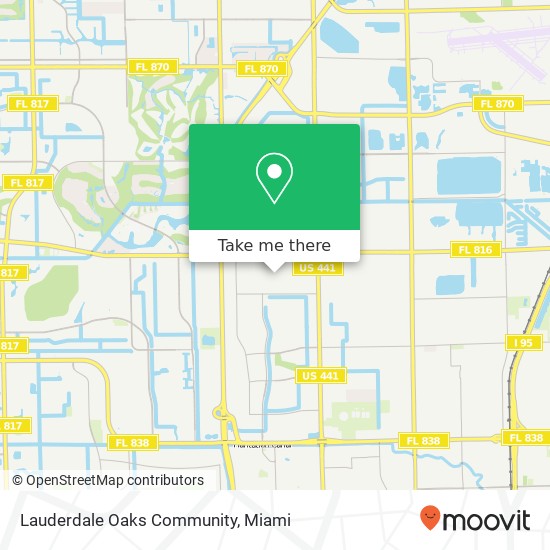 Lauderdale Oaks Community map