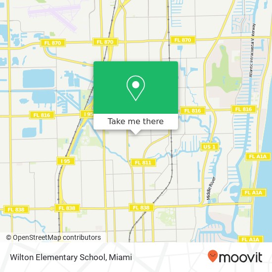 Mapa de Wilton Elementary School