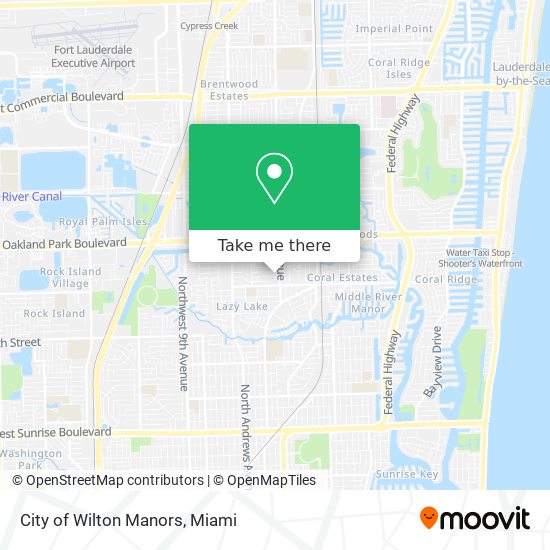 City of Wilton Manors map