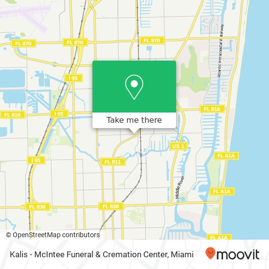 Kalis - McIntee Funeral & Cremation Center map