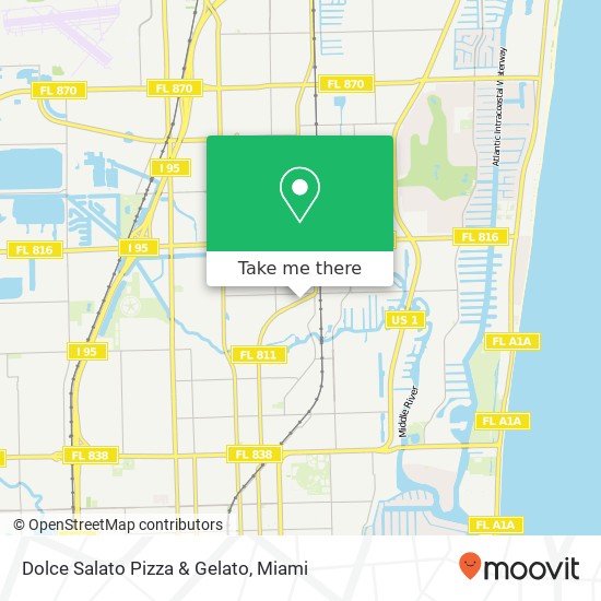 Dolce Salato Pizza & Gelato map