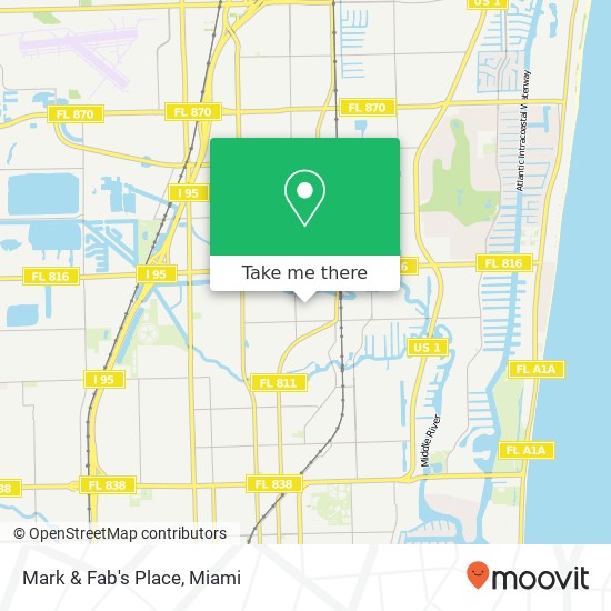 Mapa de Mark & Fab's Place