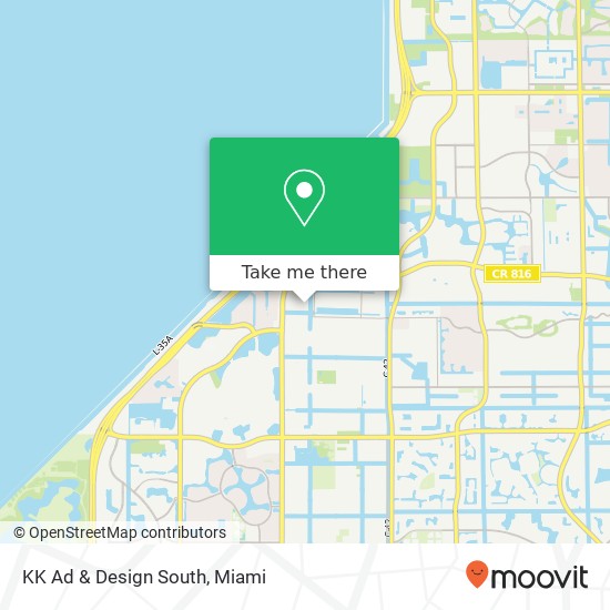 KK Ad & Design South map