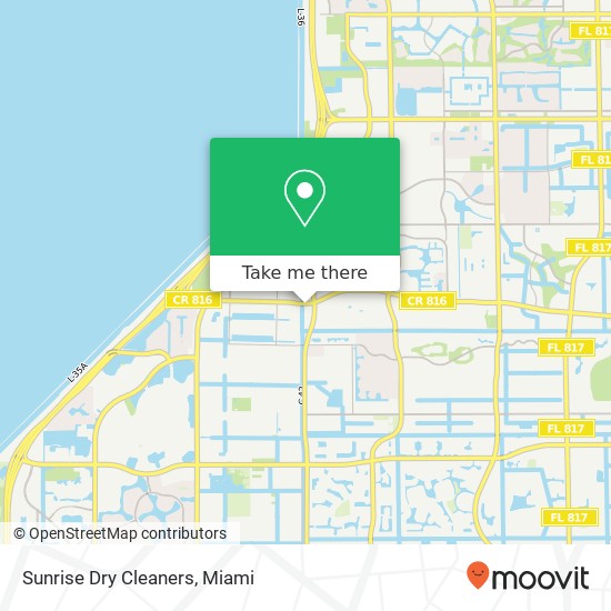 Sunrise Dry Cleaners map