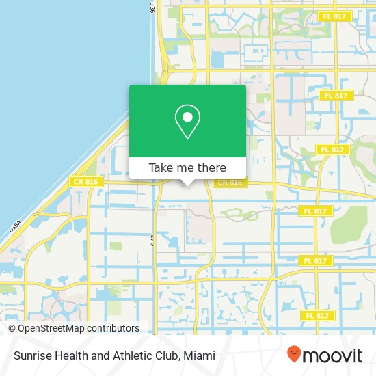 Sunrise Health and Athletic Club map